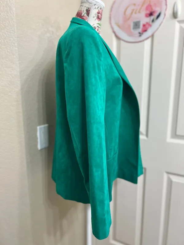 Roth-Le Cover suede vintage blazer size 16 - Image 2