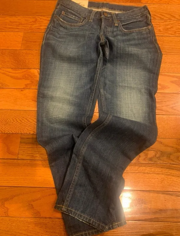 Classic Hollister Slim Straight button-fly medium wash Jeans | W28 x L30 - Image 5
