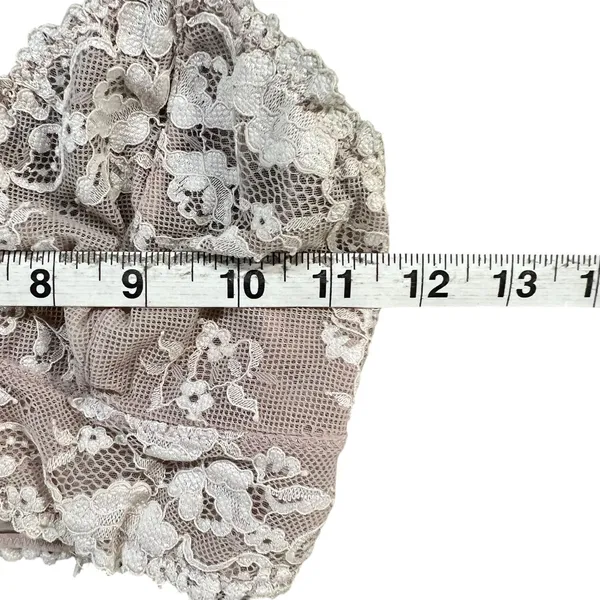 Free People Intimately‎ Bra Bralette XS Beige Lace Stretch Fit Racerback Lined - Image 6