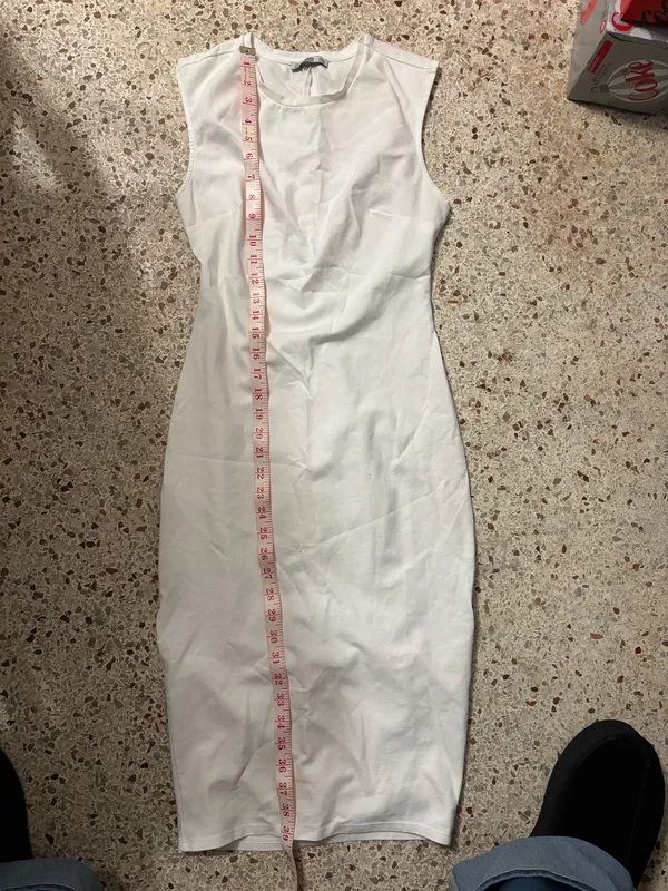 Zara white stretch dress - Image 6