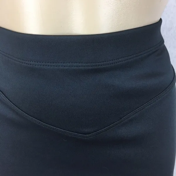 Free People Black Neoprene Mini Skirt S - Image 5