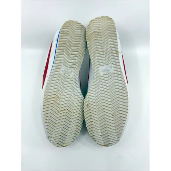 Nike Womens Size 9 White Red Blue Cortez Classic Leather Sneakers 807471-103 - Image 7