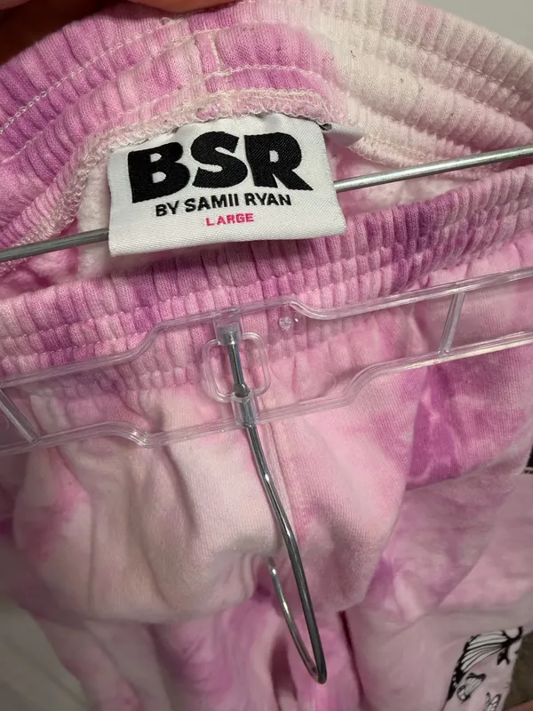 Samii Ryan Pink tie dye sweat pants - Image 3