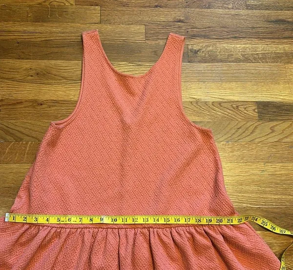 Free People Womens Small Easy Street Sleeveless Textured Dropwaist Mini Dress - Image 2