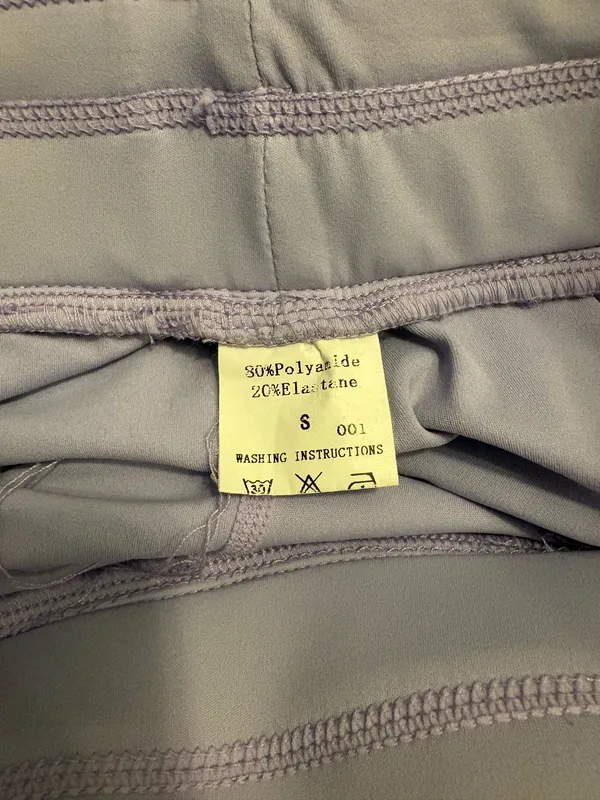 Amazon Tiered Athletic Skirt with Shorts Lilac XS - Image 4