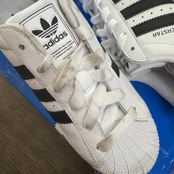 adidas Superstar II Athletic Shoe - Cloud White / Core Black / Cloud White - Image 5