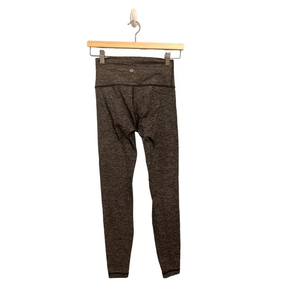 Lululemon Wunder Under Hi-Rise Tight *28" Heathered Black #4 - Image 8