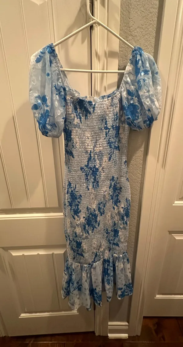 midi dress Blue - Image 3