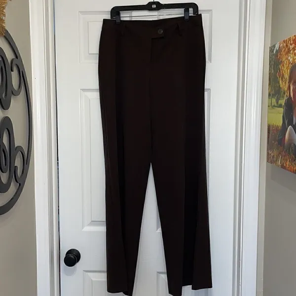 CAbi #724 Brown wide leg trouser pants - Image 2