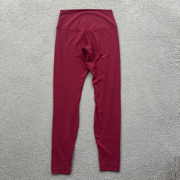 Lululemon Align High Rise Leggings Pomegranate Pink Athletic Women's 8 x 28 - Image 3