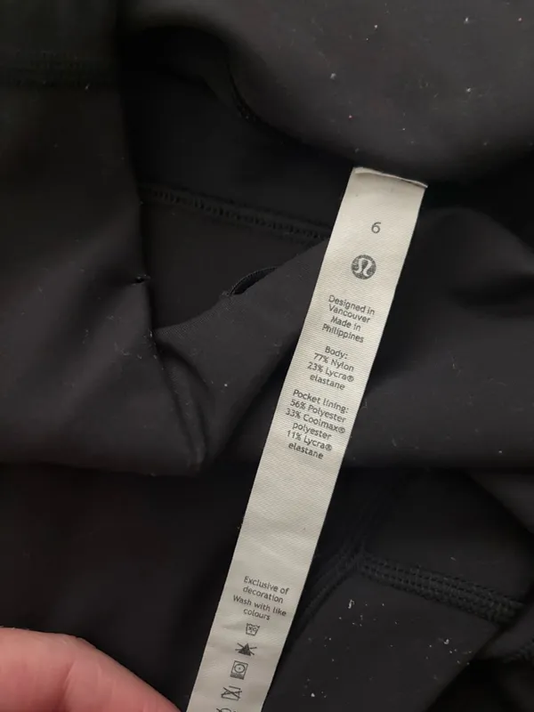Lululemon Wunder Under HR 25” in Black - Image 5