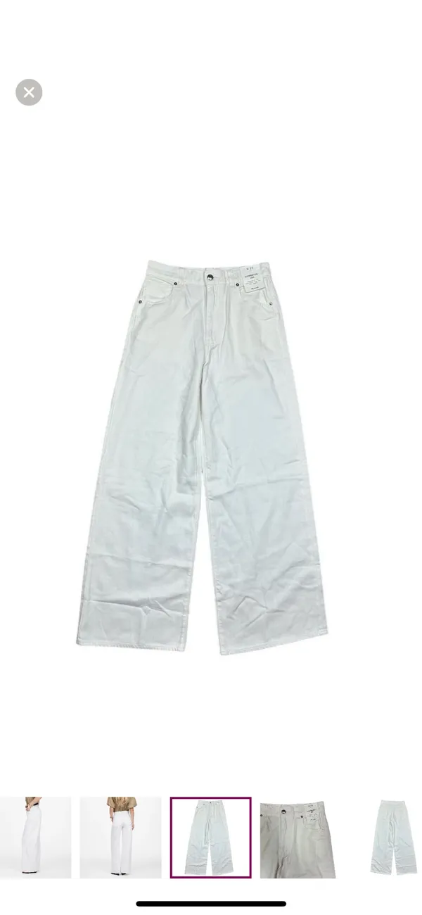 Madewell Superwide-Leg Jeans White - Image 6