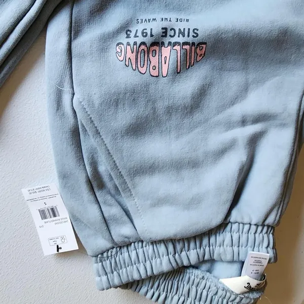 Billabong Women's Blue and Grey Joggers-tracksuits - Image 2