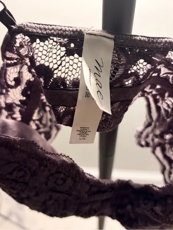 Maeve Grey Lace Bralette - Image 3