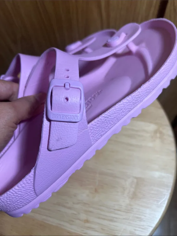 Birkenstock Pink EVA T-Style Sandals - Image 5