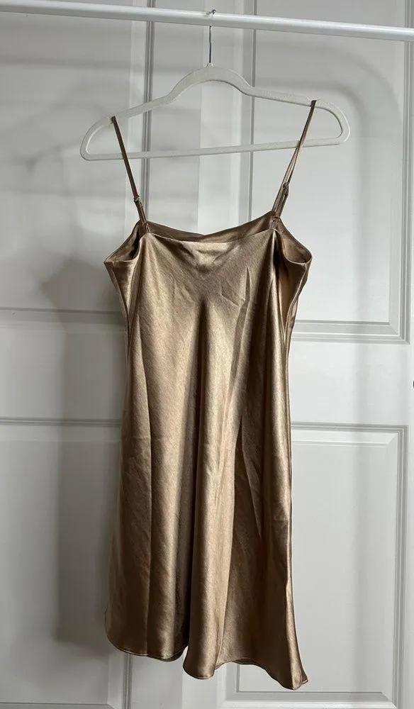 Satin Slip Dress - Image 2