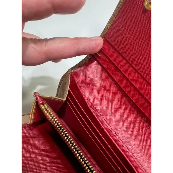 Prada Brown Leather wallet - Image 2