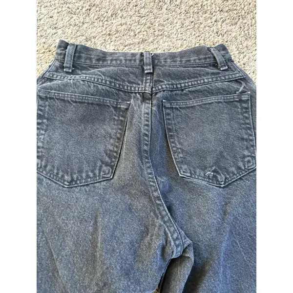 Wrangler Women's 1990s Vintage Black Denim Jeans Grunge Size 10 - Image 5