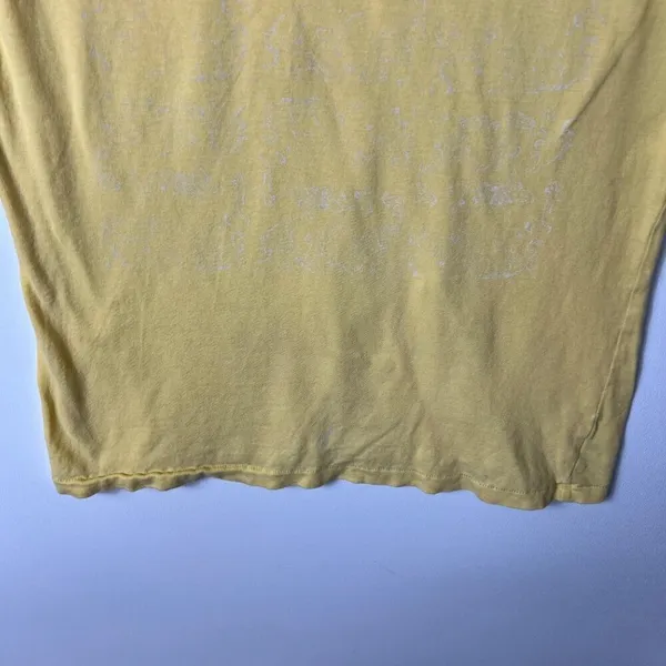 Y2K Abercrombie & fitch yellow t-shirt‎ women's size large - Image 4