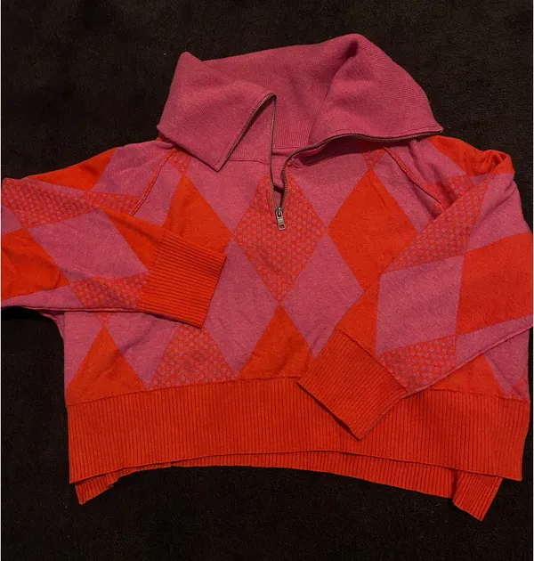Free People Lucy Half-Zip Pullover Sweater - Image 2
