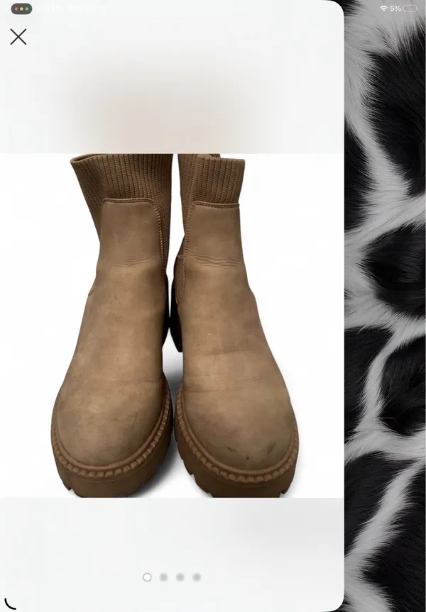 Tank ankle boots Brown Size 8 - Image 2