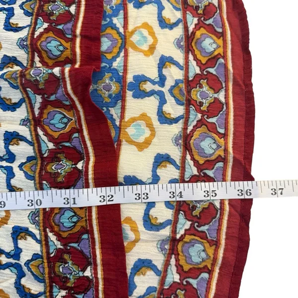 Altar'd State Boho Mini Dress Mustard Yellow Floral Medium Peasant Festival Chic - Image 12