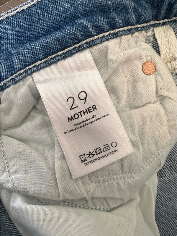 MOTHER NWT The Mid Rise Maven Ankle Jeans in Magic School Bus Wash Women’s 29 - Image 8