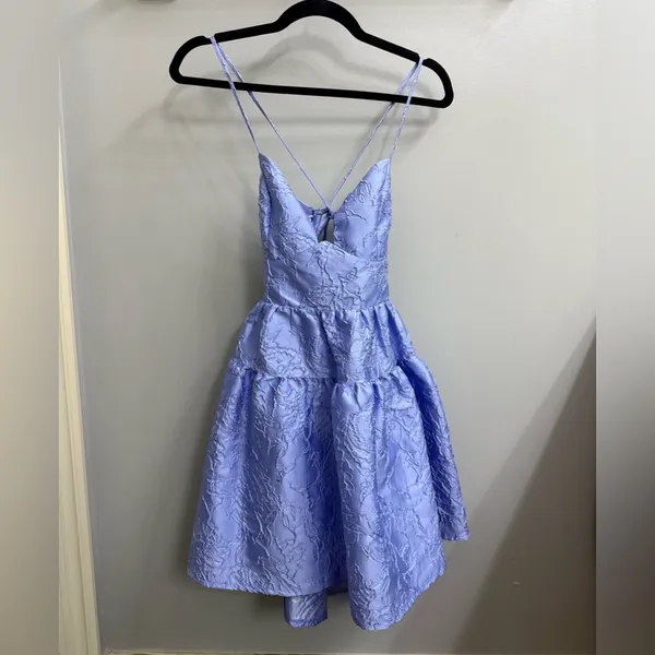Hello Molly showstopper mini dress Lilac size L (US 8) NWT - Image 2