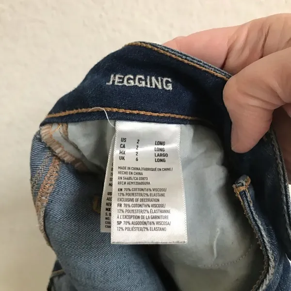 American Eagle Outfitters jegging denim jeans 2L‎ - Image 5