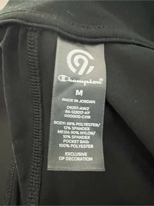 Champion Black Full-Zip Athletic Jacket - Image 6