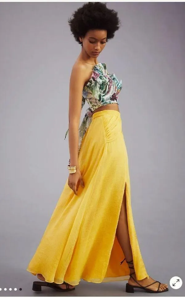 Anthropologie Hutch Shine Maxi Skirt - Image 2