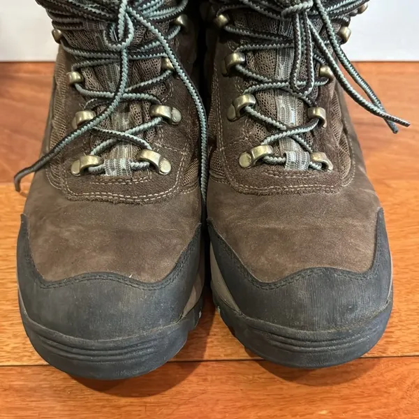 Timberland Women's Gannon mid Gore Tex Brown Leather Hiking Trail Work Boots‎ 9 - Image 3