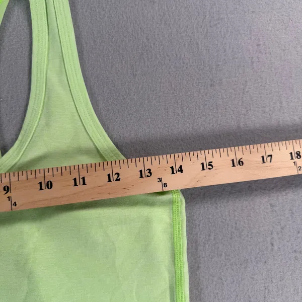 The North Face Womens Lime Green Heather Racerback Athletic Tank Top Medium - Image 5