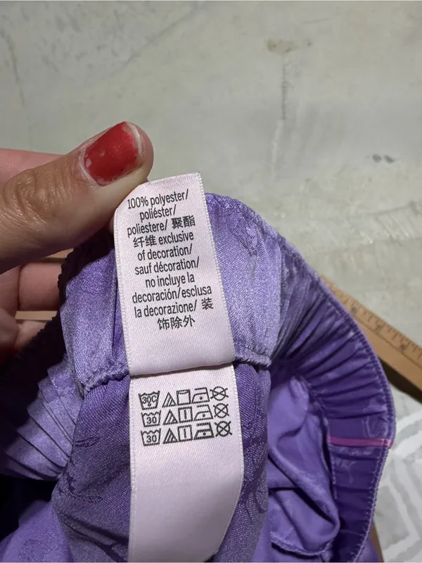 Victoria’s Secret Purple Satin Butterfly Pajama Shorts medium - Image 6
