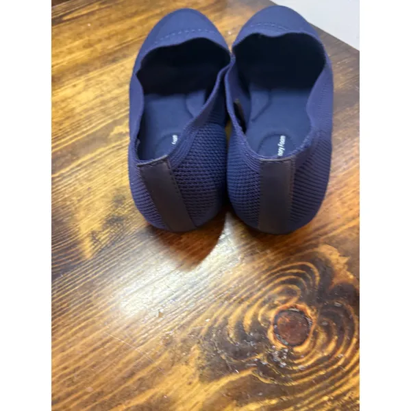 Time And Tru Navy Blue Knit Loafer‎ Flat Size 10 - Image 6