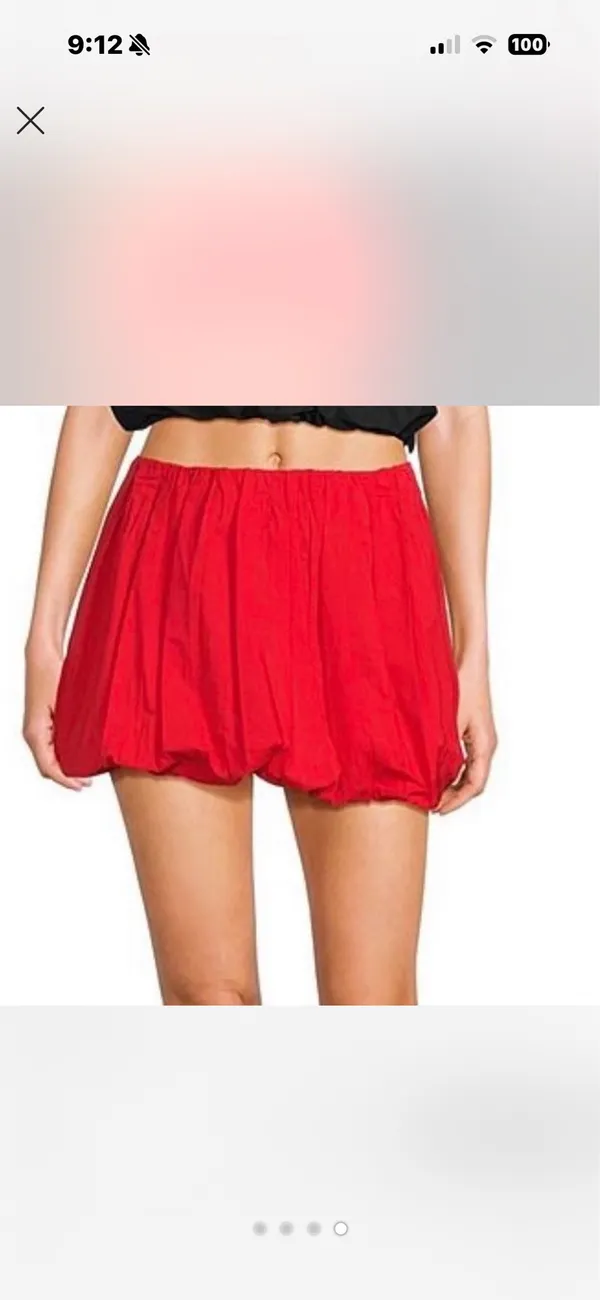Giani Bernini Red bubble top and skirt set Size small Worn once Top has straps but you can wear strapless OG PRICE: $98 - Image 4