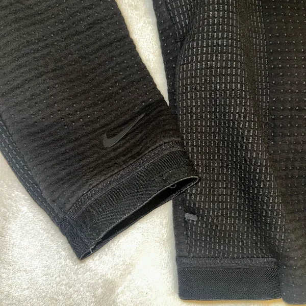 Nike Women’s cropped zip up hoodie sz md - Image 3