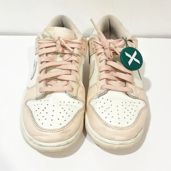 Nike Dunk Low Used Size 8 Women Sail Orange Pearl‎ White Dd1503 102 - Image 2