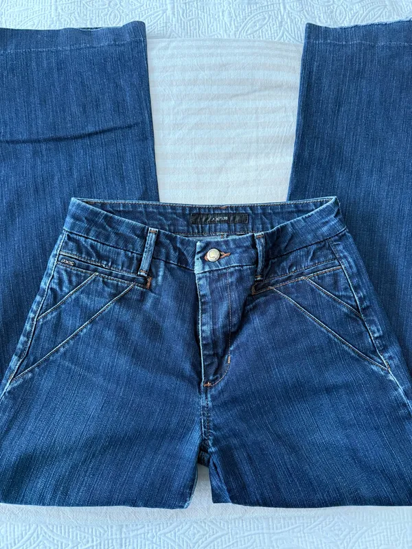 Joe's Jeans Wide-Leg Flare Bootcut Low-Rise Jeans Women’s 27 - Image 2