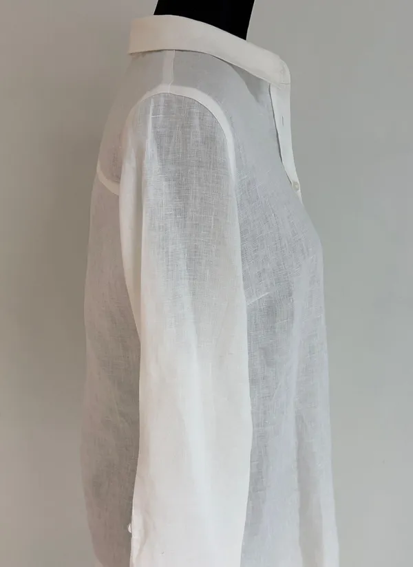 Meraki moon Button Down Linen Tunic - Image 3