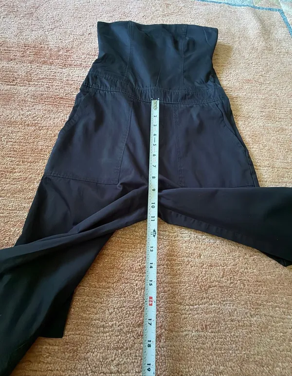 Zara Strapless Cargo Jumpsuit by Zara Black Size XS - Image 6