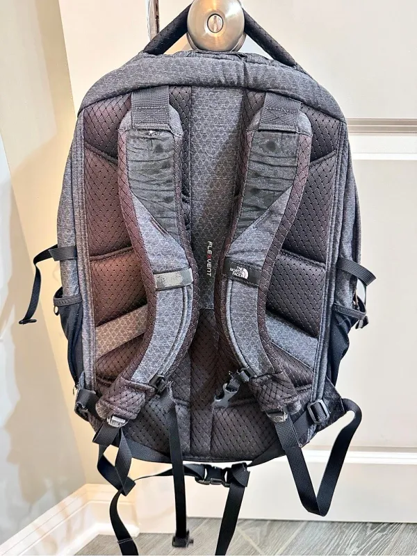 The North Face Borealis Laptop Backpack Black, Gray & Rose Gold - Image 3