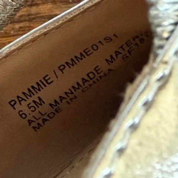 Steve Madden Pammie Metallic Silver Pointed Toe‎ Flat Mules Slides 6.5M - Image 6