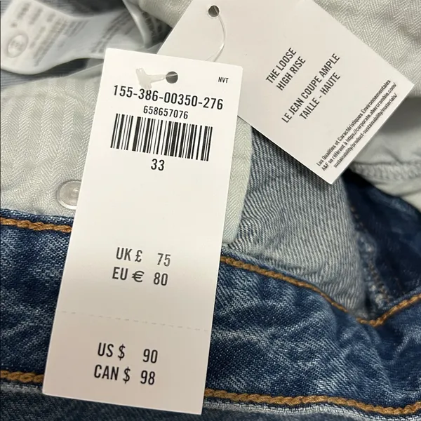 Abercrombie & Fitch High Rise The Loose Jeans - Image 12