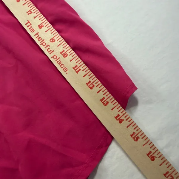Pinspark Hot Pink Athletic Skort Smocked Waist Built-in Shorts Womens Medium NEW - Image 4