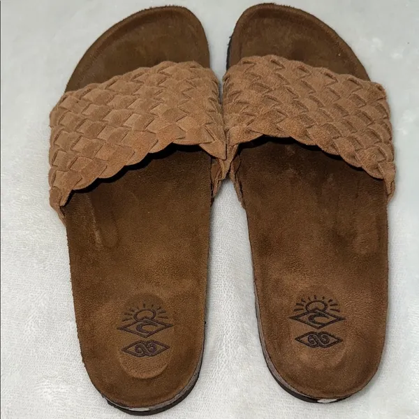 Rip Curl Marbella Woven suede Slides - Image 5