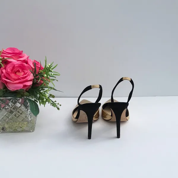 Kate spade Gold Pointed Heels - Image 3