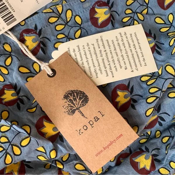 NWT Kopal Anthropologie dress made in India Medium - Image 4