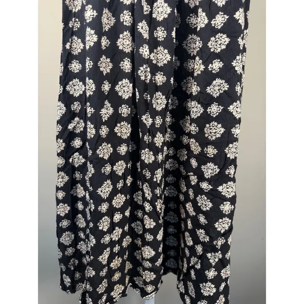 American‎ Eagle Boho Printed Swing Dress Cutout Back Mini Festival Small - Image 4