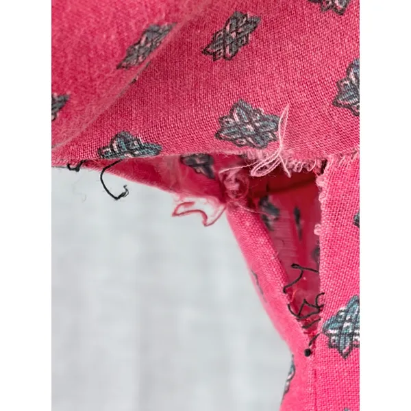 Vintage Robbie Bee Boho Paisley Midi Dress Red Festival Prairie‎ AS IS - Image 6